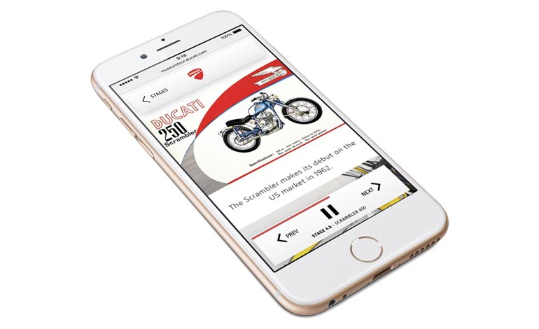 Guia multimídia - Obras de arte - Museu Ducati: a história da companhia em tour virtual