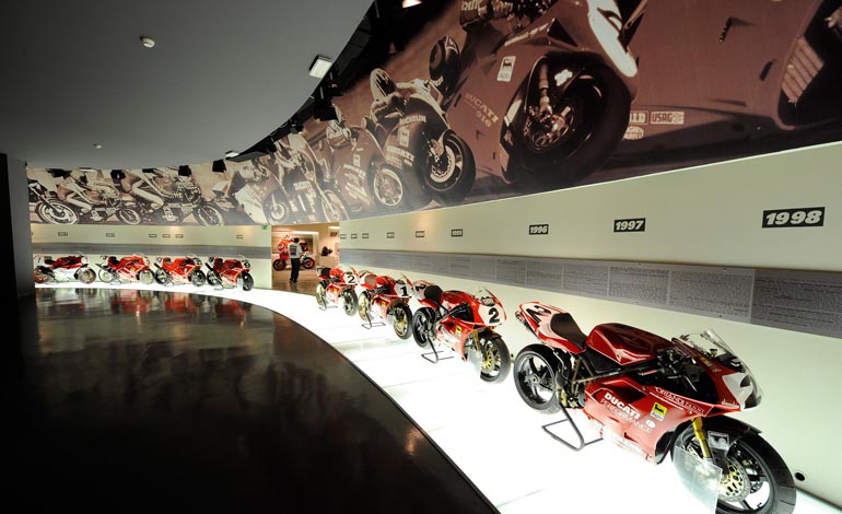 Obras de arte - Museu Ducati: a história da companhia em tour virtual Obras de arte - Museu Ducati: a história da companhia em tour virtual